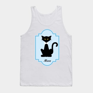 Cat WC label Man Tank Top